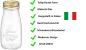 Preview: Glas Flaschen Quattro Stagioni 400ml - 12 Stück - Smoothieglas